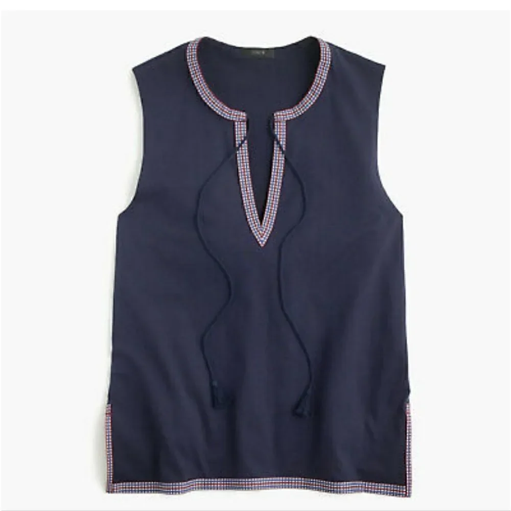 J CREW Tie Neck Tank Top